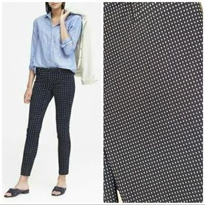 Banana Republic Women Sloan Straight Black Pant